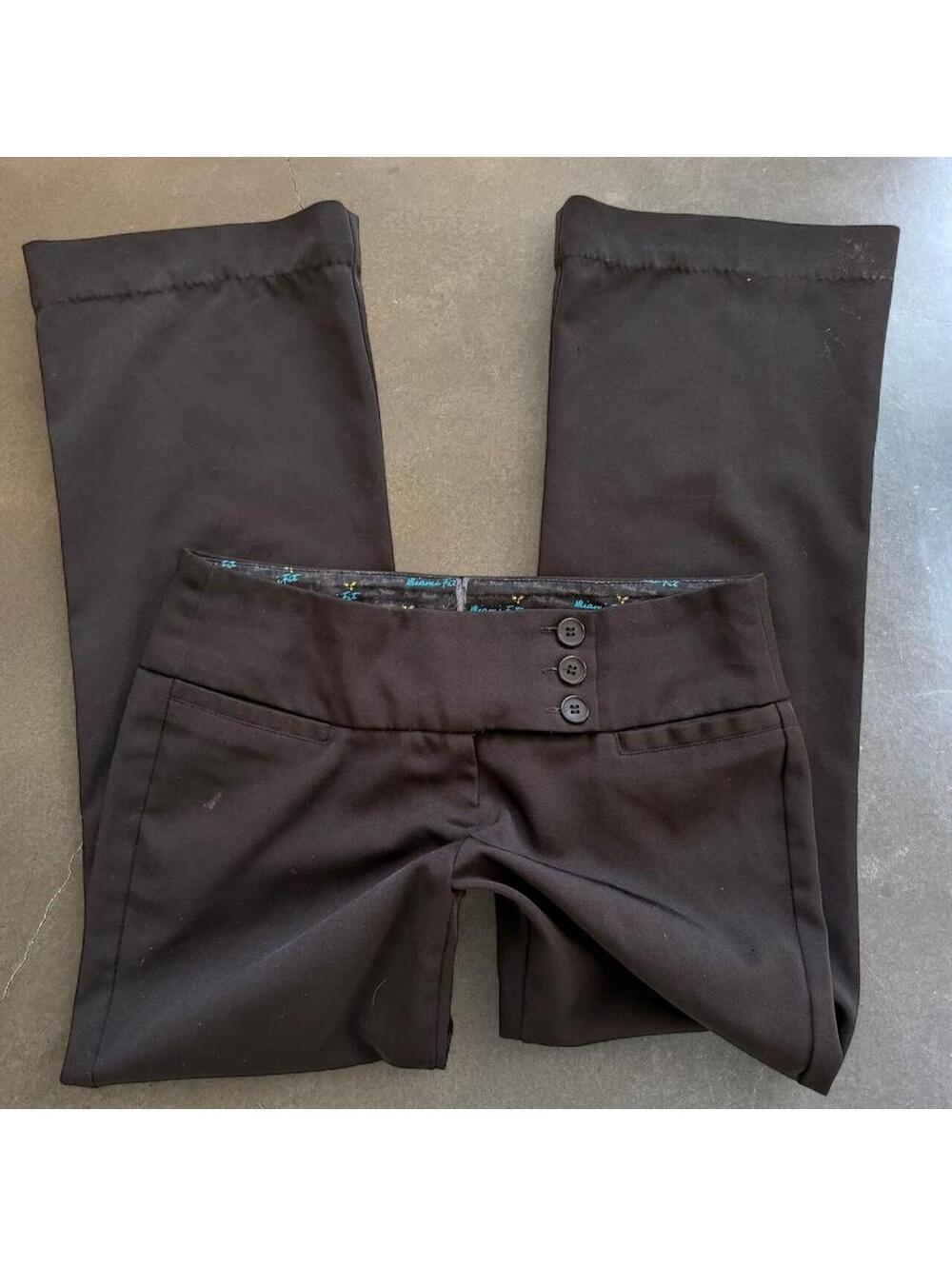 Vintage Joe Benbasset black low-rise trousers